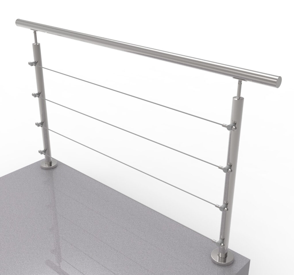 könnyű szerkezetű korlát